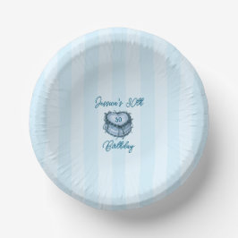 Coquette Heart Birthday Cake Paper Plate Pappteller