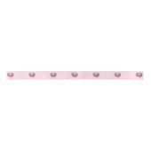 Coquette Heart Birthday Cake Satinband (Vorderseite)
