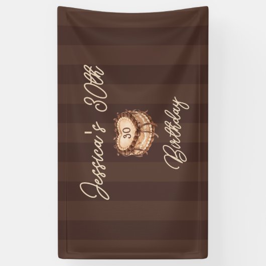 Coquette Heart Cake Banner (Vertikal)