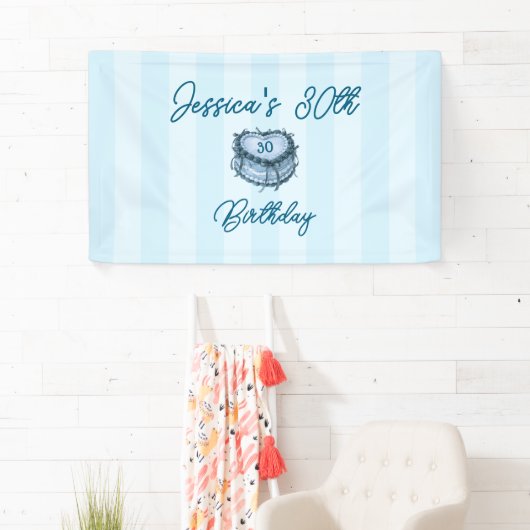 Coquette Heart Cake Banner (Insitu)