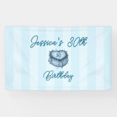 Coquette Heart Cake Banner (Horizontal)