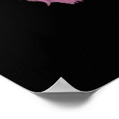 Coquette Highland Cow Bubblegum 2025 Poster (Ecke)