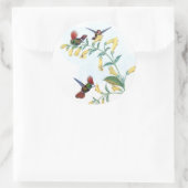 Coquette Hummingbird Bird Blume Stickers (Tasche)