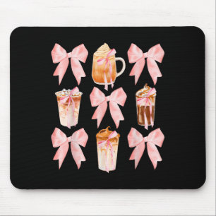 Coquette Iced Coffee Aesthetic Coffee Lover Girls Mousepad