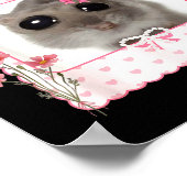 Coquette I'm Literally Just A Girl Funny Sad Hamst Poster (Ecke)