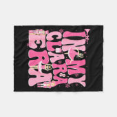 Coquette In My Clara Era Christmas Nutcracker Merr Fleecedecke (Vorderseite (Horizontal))