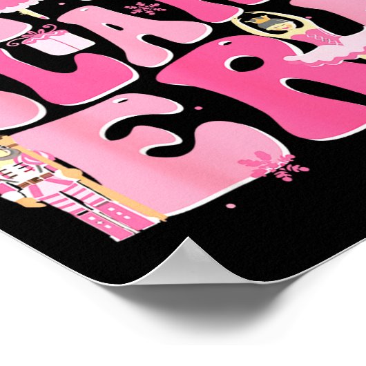 Coquette In My Clara Era Christmas Nutcracker Merr Poster (Ecke)