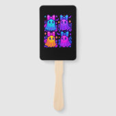 Coquette Iridescent Halloween Fächer (Vorderseite)