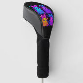 Coquette Iridescent Halloween Golf Headcover (angewinkelt)