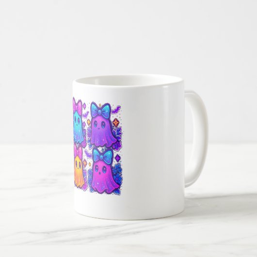 Coquette Iridescent Halloween Kaffeetasse (VorderseiteRechts)