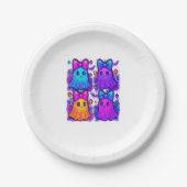 Coquette Iridescent Halloween Pappteller (Vorderseite)