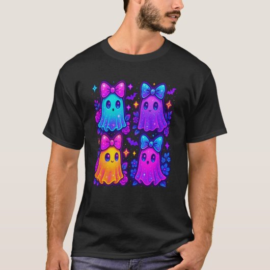 Coquette Iridescent Halloween T-Shirt (Vorderseite)