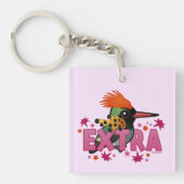 Coquette ist gespült *EXTRA* Schlüsselanhänger (Vorderseite)