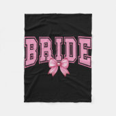 Coquette Junggeselinnen-Abschied Bride White Fleecedecke (Vorderseite)