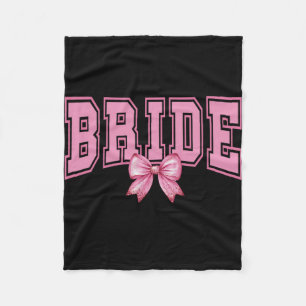 Coquette Junggeselinnen-Abschied Bride White Fleecedecke