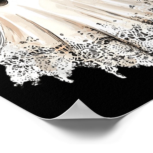 Coquette Lace Ghost Boo In Boojee Halloween Soky S Poster (Ecke)