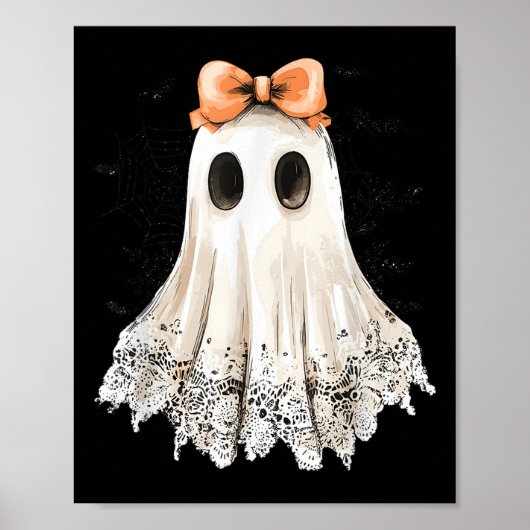Coquette Lace Ghost Boo In Boojee Halloween Soky S Poster (Vorne)