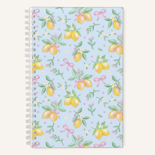 Coquette Lemon Blau Notizblock