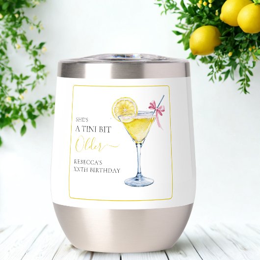 Coquette Lemon Cocktail A Tini Bit Older Birthday