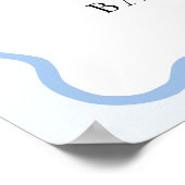 Coquette Lemon Italian Ciao Baby Dusche Empfang Poster (Ecke)