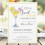 Coquette Lemon Sweet & Sour Brautparty Einladung