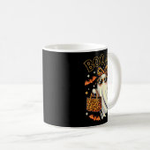 Coquette Leopard Ghost Coffee Boo Jee Halloween Bo Kaffeetasse (VorderseiteRechts)