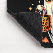 Coquette Leopard Ghost Coffee Boo Jee Halloween Bo Mousepad (Ecke)