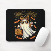 Coquette Leopard Ghost Coffee Boo Jee Halloween Bo Mousepad (Mit Mouse)