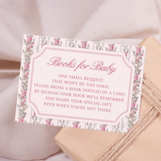 Coquette Liebe Shack Babydusche Bücher für Baby Begleitkarte