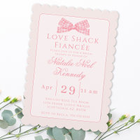 Coquette Liebe Shack Fiancée Brautparty Pink Bow