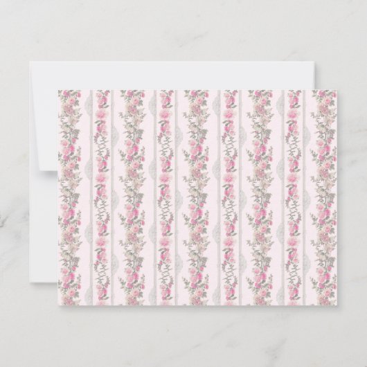 Coquette Liebe Shack Thema Personalisiert Stationi Mitteilungskarte (Rückseite)