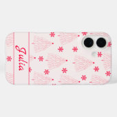 Coquette light Pink Weihnachtsbaum Case-Mate iPhone Hülle (Rückseite (Horizontal))