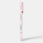 Coquette light Pink Weihnachtsbaum Case-Mate iPhone Hülle (Rückseite / Rechts)