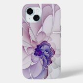 Coquette Lila Abstrakte Blüte Case-Mate iPhone Hülle (Rückseite)