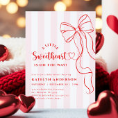 Coquette Little Sweetheart Baby Shower Invitation Einladung