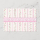 Coquette Love Shack Roses Books for Baby Girl Begleitkarte (Rückseite)