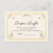 Coquette Mama To Bee Windel-Raffle Begleitkarte (Vorderseite)