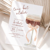 Coquette Martini Birthday Einladung