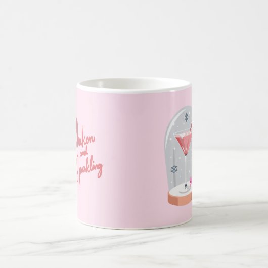 Coquette Martini Snow Globe Kaffeetasse (Mittel)