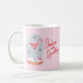 Coquette Martini Snow Globe Kaffeetasse (Links)
