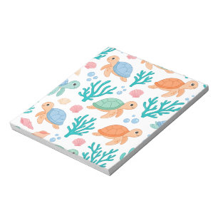Coquette Meeresleben - Meeresschildkröten Notizblock