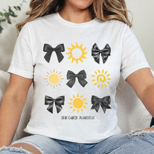 Coquette Melanoma Awareness Tshirt, Minimalistic S Tri-Blend Shirt