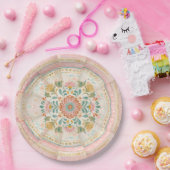 Coquette Mexican Talavera Pappteller (Party)