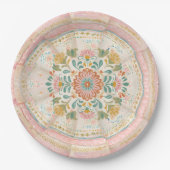 Coquette Mexican Talavera Pappteller (Vorderseite)