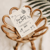 Coquette moderne Typografie New Yeats Eve Party Einladung