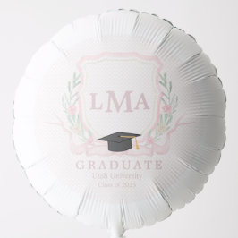 Coquette Monogramm-Abschluss Ballon