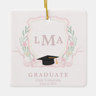 Coquette Monogramm-Abschluss Keramikornament