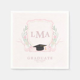 Coquette Monogramm-Abschluss Serviette