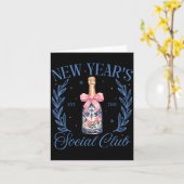 Coquette New Year 2026 Chinoiserie Social Club Wom Karte (Gelbe Blume)