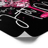 Coquette New Year Same Hot Mess 2025 Funny New Yea Poster (Ecke)